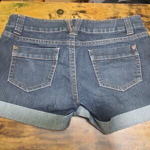 11.5 jean denim short women blue low waist